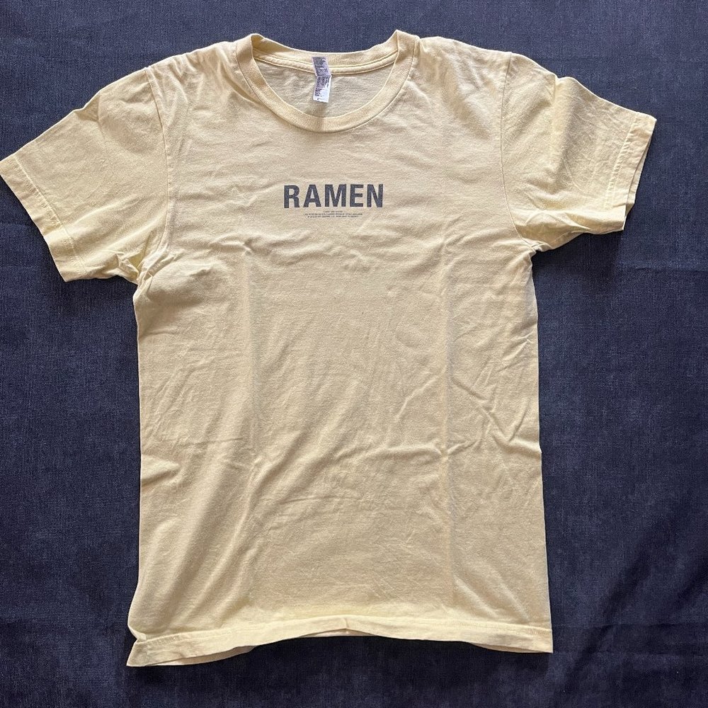 American Apparel Ramen Yellow T (S)